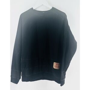 TCSS The Critical Slide Society Black Y2K Long Sleeve Sweatshirt Sz Medium CC13